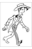 Lucky Luke kleurplaat 25